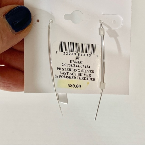 NWT Giani Bernini wire threader earrings 💍💎👑❤️ - Picture 7 of 9